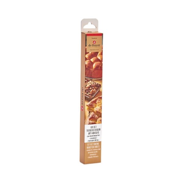 De Buyer Special Non-stick Baking Sheet for 24cm Round Fluted Tart Mould (Pack 2)