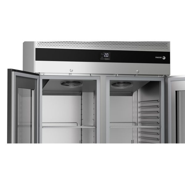 Fagor Advance Gastronorm Upright Cabinet Display Fridge 2 Door AUP-22G GD