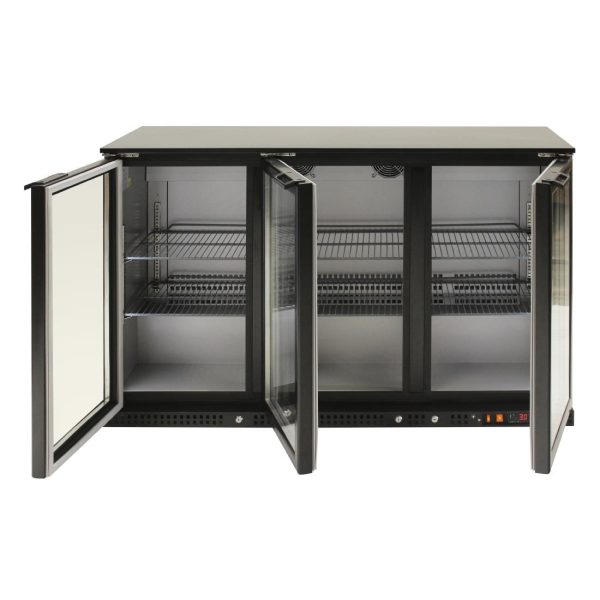 Fagor EERM Series Back Bar Cooler 3 Door Black EERM-3
