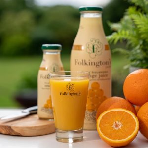 Folkington’s Juices Orange Glass Bottle 250ml (Pack of 12)