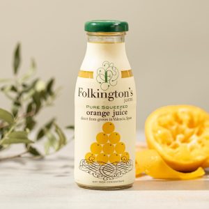 Folkington’s Juices Orange Glass Bottle 250ml (Pack of 12)
