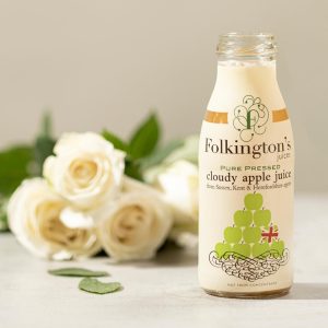 Folkington’s Juices Apple Glass Bottle 250ml (Pack of 12)