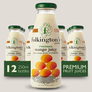 Folkington’s Juices Mango Glass Bottle 250ml (Pack of 12)