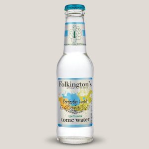 Folkington’s Indian Light Tonic Water Glass Bottle 200ml (Pack of 24)