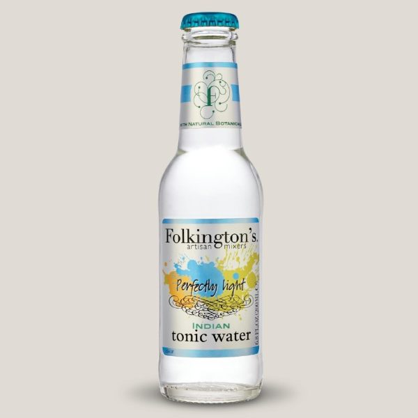 Folkington’s Indian Light Tonic Water Glass Bottle 200ml (Pack of 24)