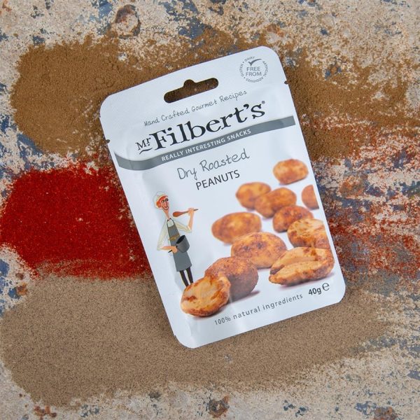 Mr Filbert’s Dry Roasted Peanuts 40g (Pack of 20)