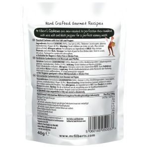 Mr Filbert’s Salt & Pepper Cashews 40g (Pack of 20)