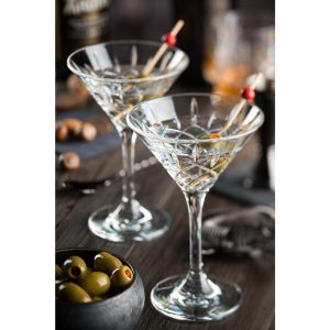 Utopia Lucent Vintage Martini Glasses 235ml (Pack of 6)