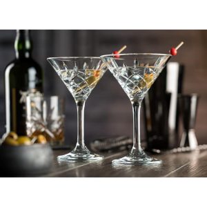Utopia Lucent Vintage Martini Glasses 235ml (Pack of 6)