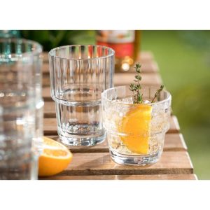 Utopia Lucent Nepal Stacking Tumblers 260ml (Pack of 6)