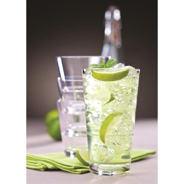 Utopia Venture Stacking Pint Glasses 570ml CA Stamped (Pack of 12)