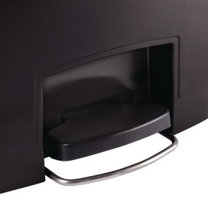 Rubbermaid Slim Jim Step on Front Pedal Black 30Ltr