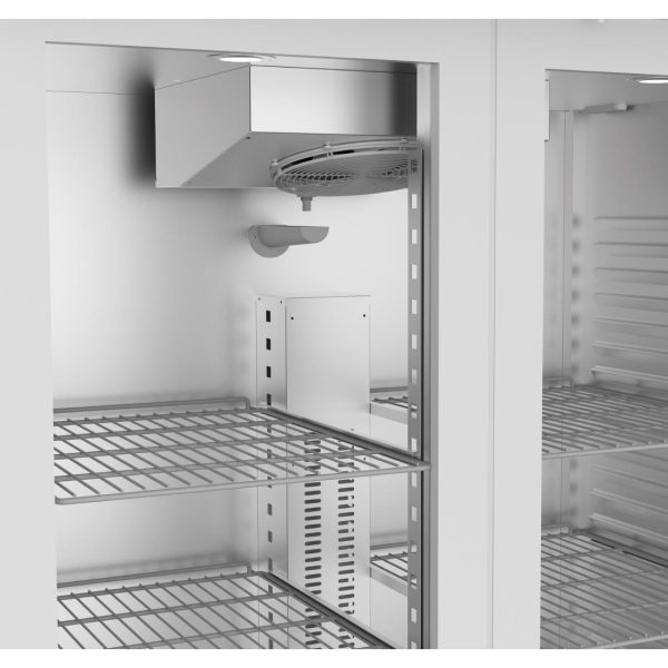Polar U-Series Energy Efficient Double Door Upright Freezer 1400Ltr