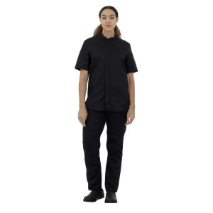 Southside Harlem Short Sleeve Chef Jacket Black Size L