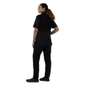 Southside Harlem Short Sleeve Chef Jacket Black Size L