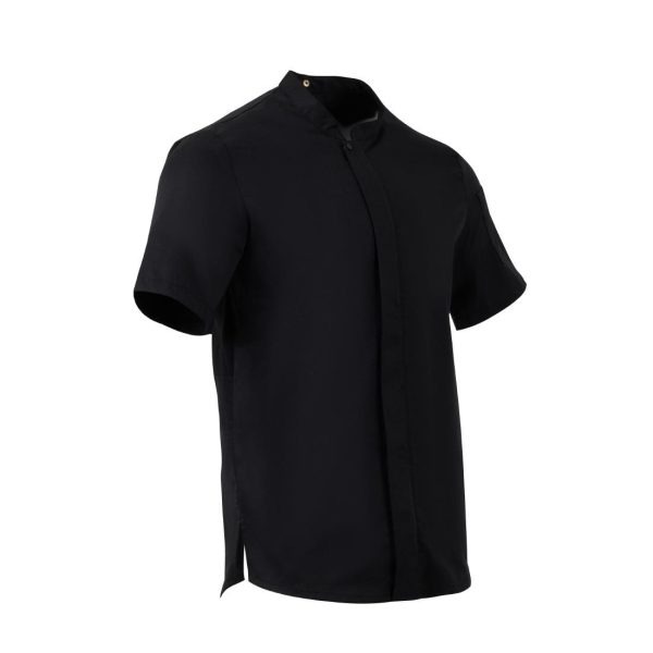 Southside Harlem Short Sleeve Chef Jacket Black Size L
