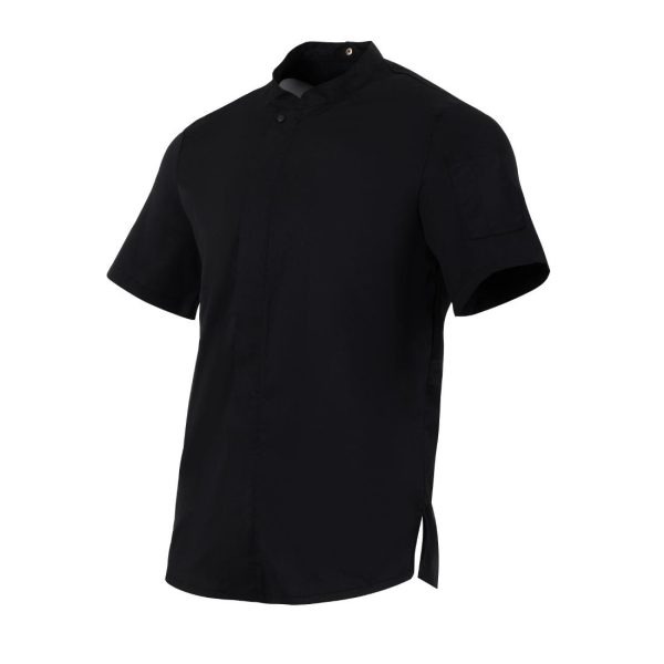 Southside Harlem Short Sleeve Chef Jacket Black Size L
