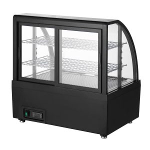 Polar C-Series Countertop Display Fridge Black 100Ltr