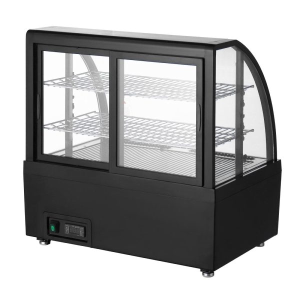 Polar C-Series Countertop Display Fridge Black 100Ltr