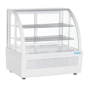 Polar C-Series Countertop Display Fridge White 100Ltr