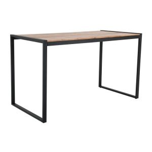 Bolero Steel and Acacia Industrial Bar Table 1800x900mm