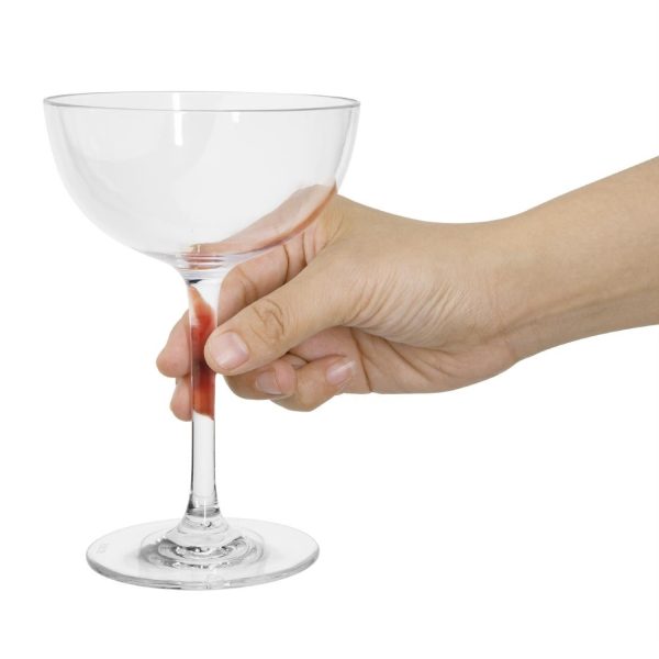 Olympia Kristallon Polycarbonate Cocktail Glasses 250ml (Pack of 12)