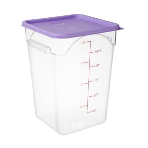 Hygiplas Polycarbonate Square Storage Container 20Ltr