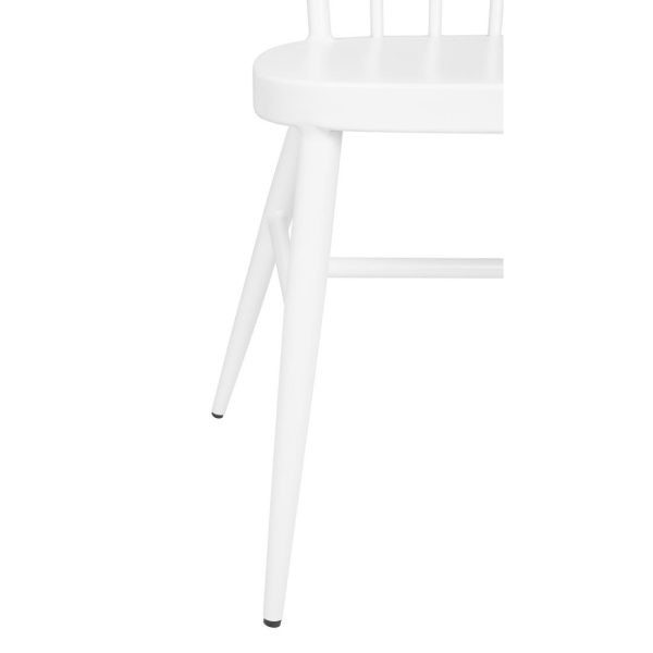 Bolero Windsor Aluminium White Chairs White (Pack of 4)