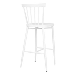 Bolero Windsor Aluminium White High Stools (Pack of 2)