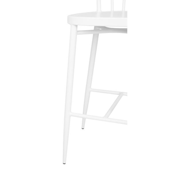 Bolero Windsor Aluminium White High Stools (Pack of 2)