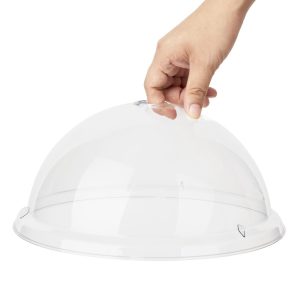 Olympia Kristallon Polycarbonate Domed Plate Cover Round 260mm