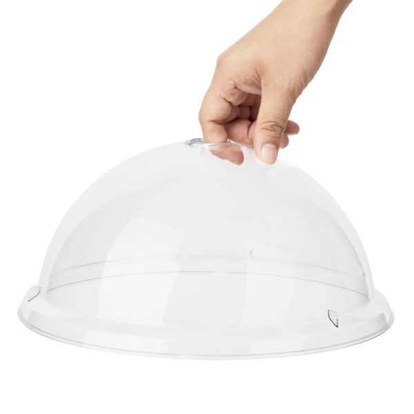 Olympia Kristallon Polycarbonate Domed Plate Cover Round 260mm