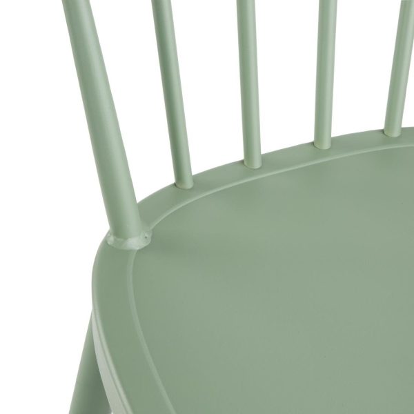 Bolero Windsor Aluminium Green High Stools (Pack of 2)