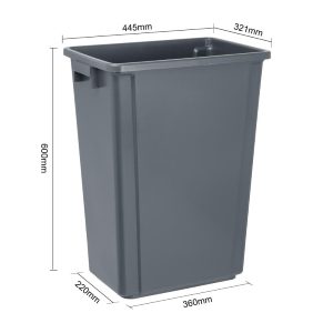 Jantex Slim Bin 60Ltr Grey