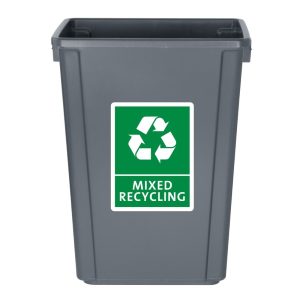 Jantex Slim Bin 60Ltr Grey
