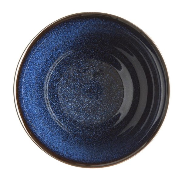 Olympia Luna Midnight Blue Footed Bowls 115mm (Pack of 8)