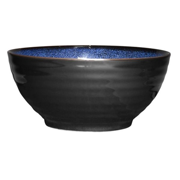 Olympia Luna Midnight Blue Footed Bowls 205mm (Pack of 4)