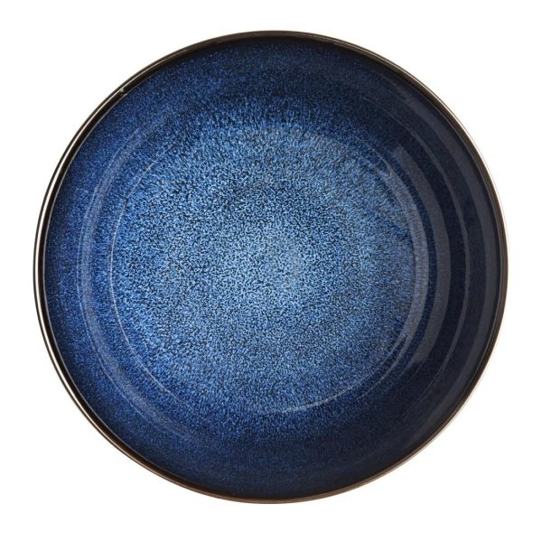 Olympia Luna Midnight Blue Footed Bowls 205mm (Pack of 4)
