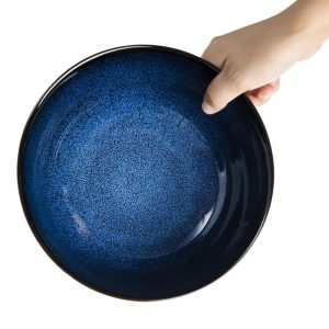 Olympia Luna Midnight Blue Footed Bowls 205mm (Pack of 4)