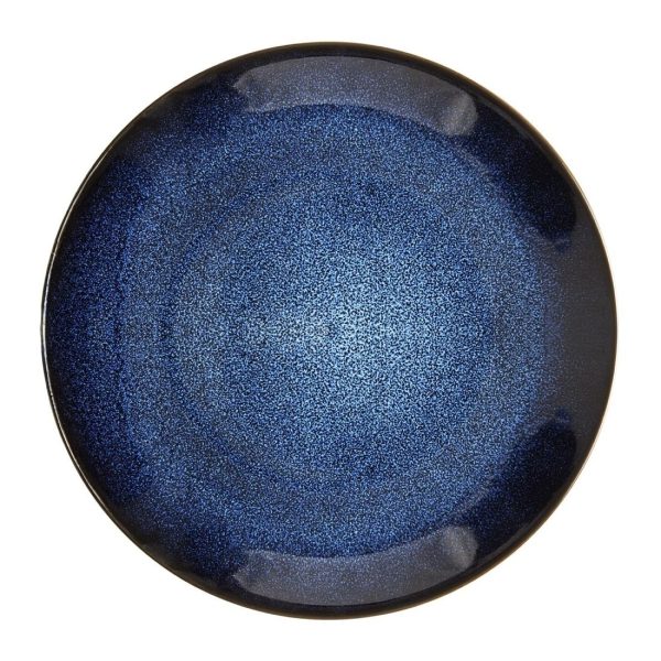 Olympia Luna Midnight Blue Coupe Plate 255mm (Pack of 4)