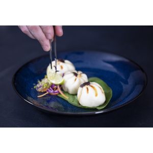 Olympia Luna Midnight Blue Coupe Plates 205mm (Pack of 4)