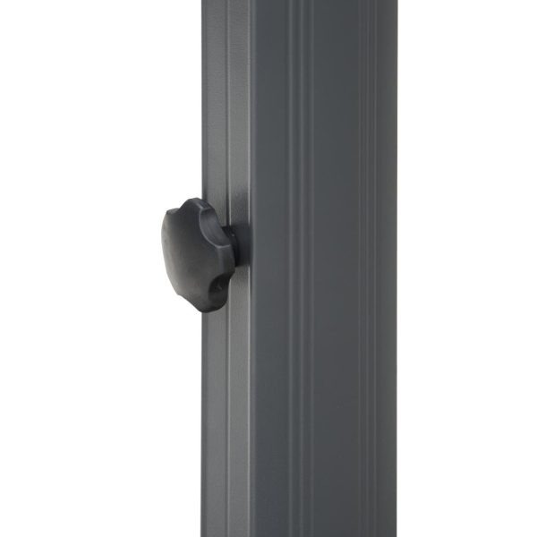 Bolero Venice Heavy Duty Parasol Black 3.5m