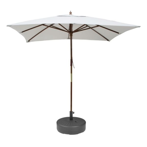 Bolero Black Plastic Parasol Base 40Ltr (filled)