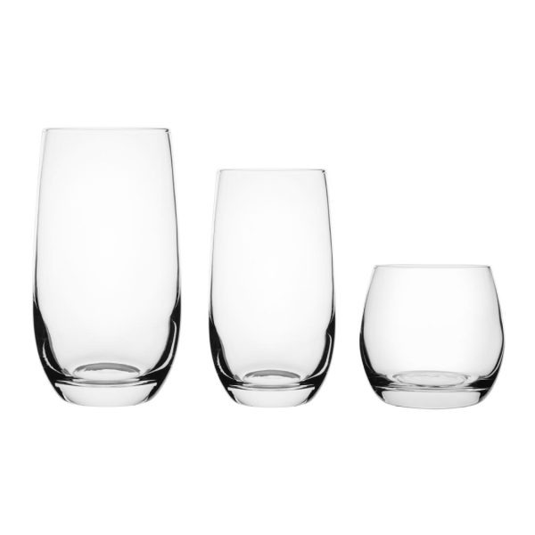 Olympia Rounded Rocks Tumblers 330ml (Pack of 6)