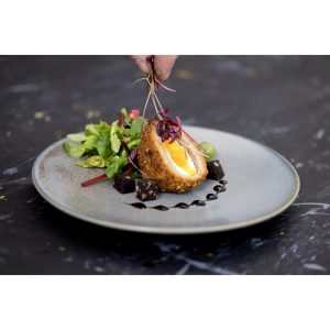 Olympia Ember Blue Coupe Plates 230mm (Pack of 6)