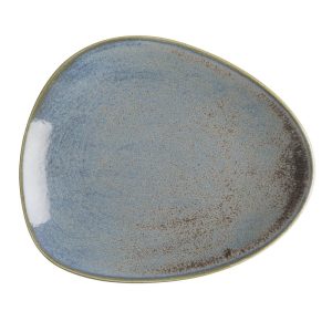 Olympia Ember Blue Triangle Plates 308mm (Pack of 4)