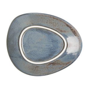 Olympia Ember Blue Triangle Plates 308mm (Pack of 4)