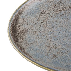 Olympia Ember Blue Triangle Plates 190mm (Pack of 6)