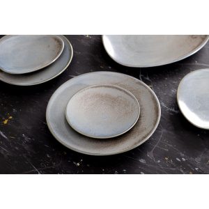 Olympia Ember Blue Triangle Plates 308mm (Pack of 4)