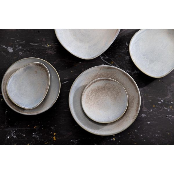 Olympia Ember Blue Triangle Plates 308mm (Pack of 4)